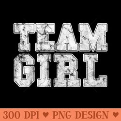 team girl pink gender reveal baby shower - png download for graphic design