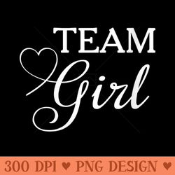 s cute team girl for baby shower - png clipart download