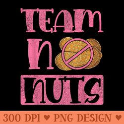 team no nuts team girl baby shower baby party gender reveal - transparent png clipart