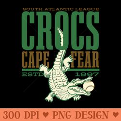 cape fear crocs - transparent png download