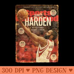 cover sport sport illustrated james harden - png graphics