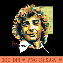 barry manilow - vector png clipart