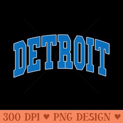 detroit college university font letters text word football basketball baseball softball volleyball hockey love fan