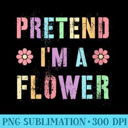 kawaii pretend im a flower colorful balloon rainbow star - ready to print png designs