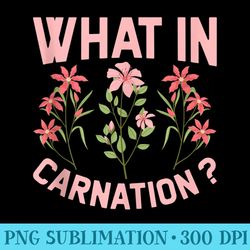 What In Carnation Flowers Gardener Planter Florist Farmer - Png Clipart