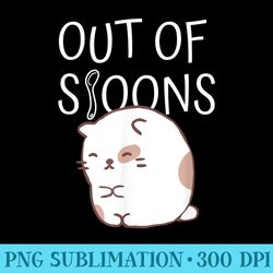 spoonie out of spoons cat spoon theory - png download clipart