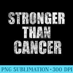 stronger than cancer t cancer awareness - modern png designs