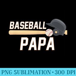 baseball papa fathers day baseball grandpa - download png images