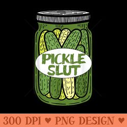 pickle slut vintage jar retro canned pickles canning - png download with transparent background