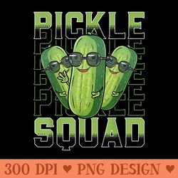 pickle squad cucumber cute pickle jar funny pickle - png download