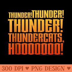 thundercats thunder thunder thundercats hooooooo - clipart png