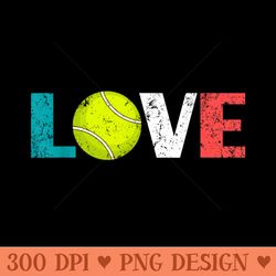 i love tennis ball player cool tennis girl - clipart png