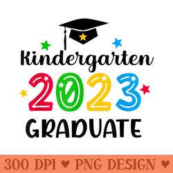 class of 2023 kindergarten girls graduation - high quality png download