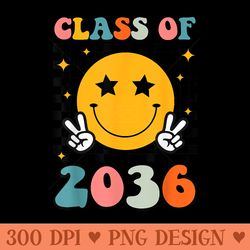 class of 2036 grow with me first day kindergarten girls - vector png download