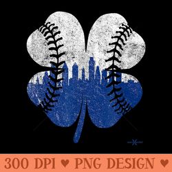vintage philadelphia baseball shamrock - printable png images