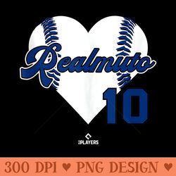 baseball heart jt realmuto philadelphia mlbpa - png download for graphic design