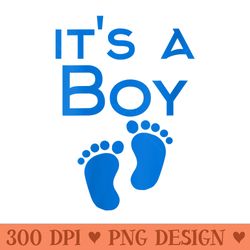 s team boy its a boy gender reveal baby shower party - high quality png download