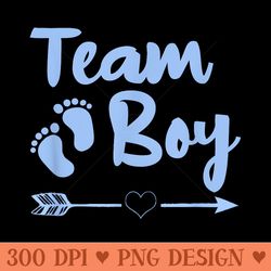 gender reveal party team pregnancy announcement - unique sublimation png download