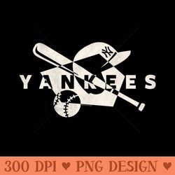 modern yankees by buck - printable png graphics