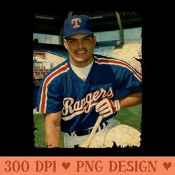 pudge rodriguez in texas rangers - png graphics