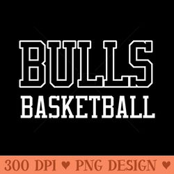 bulls basketball - unique png artwork