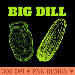 pickled jar of pickles big pickle big dill - mug sublimation png