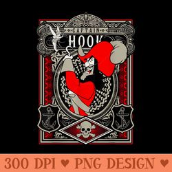 disney peter pan captain hook poster - png clipart download