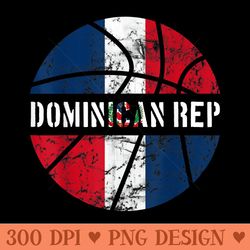 dominican flag basketball dominican team fan lover - free png download