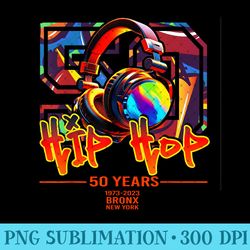 street urban graffiti art celebrating 50 years of hip hop - unique sublimation png download