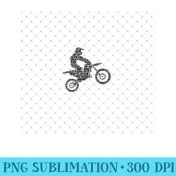 motocross enduro supermoto bike dirt biker men - modern png designs