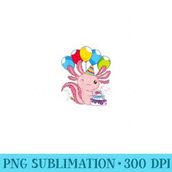 birthday party cake pet animal amphibian axolotl - png clipart