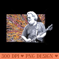 jerry garcia - transparent png download