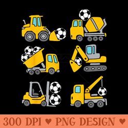 soccer ball football construction trucks toddler - png clipart