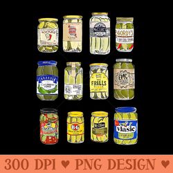 vintage canned pickles canning season pickle jar lovers - png clipart download