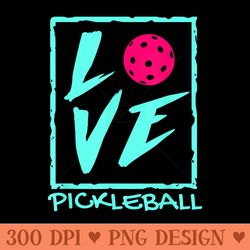 i love pickleball pickle ball player pickleball - high quality png clipart