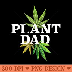weed pot leaf marijuana plant dad - clipart png
