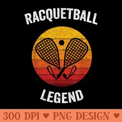 racquetball legend vintage tennis racquet ball - png clipart