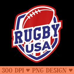 rugby usa support the team football usa flag - png image download