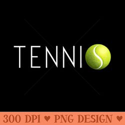 tennis t for cool text tennis ball - png download with transparent background