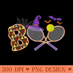 boo creepy tennis halloween pumpkin tennis ball - clipart png