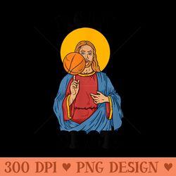 holy shot t jesus basketball funny - png design files