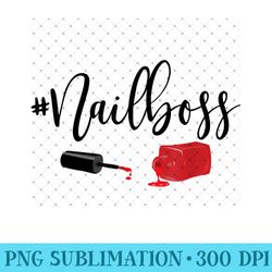 nail tech fun nail polish - digital png downloads