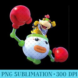 super mario baby bowser 3d poster - png graphics