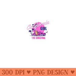 the original california girl cute pink girly california - png graphics