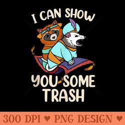 i can show you some trash, funny graphic , opossum possum - beautiful png download