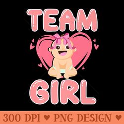 its a girl baby gender reveal team girl premium - transparent png clipart