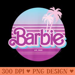 barbie dream summer retro sunset - png graphics