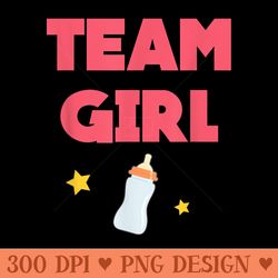team girl pregnancy humor baby announcement - clipart png