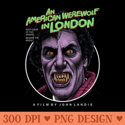 an american werewolf in london, beware the moon, cult classic - beautiful png download