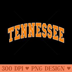 tennessee college university font letters jersey football basketball baseball softball volleyball hockey lover fan